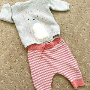 Carter’s Sweater Set 3 months
